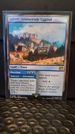 MTG Final Fantasy - Jidoor, Aristocratic Capital #284 (Rare Land - Town) - Image 2