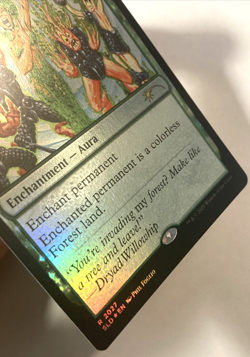 MTG Song of the Dryads (Rainbow Foil) Secret Lair 2027 NM - Image 2