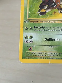 1999 Pokemon TCG Jungle Pinsir 1st Edition #25/64 - Image 5