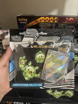 Pokemon TCG S&V Black Bolt & White Flare Tech Sticker Collection bundle 12 total - Image 3