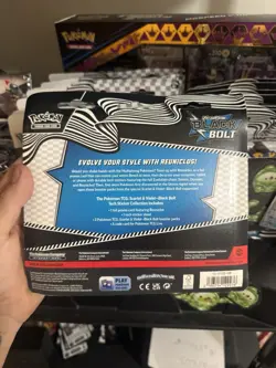 Pokemon TCG S&V Black Bolt & White Flare Tech Sticker Collection bundle 12 total - Image 4