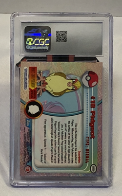 1999 Pokemon Topps Movie Edition: Pidgeot #18, Rainbow Foil First Print - Image 2