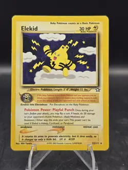 Pokemon TCG Elekid 21/102 Triumphant (Baby Pokemon) Regular Rare MP - Image 1