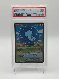 PSA 10 GEM MINT Bubble Mew Ex | Pokemon TCG Paldean Fates 232/091 - Image 1