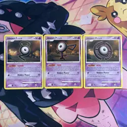Pokemon TCG - Unown Great Encounters Lot (3) LP - Image 1