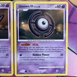 Pokemon TCG - Unown Great Encounters Lot (3) LP - Image 5
