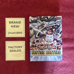 Yugioh Justice Hunters 1st Edition (2025) mini Box 4-Packs Factory Sealed - Image 1
