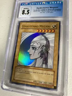 Yugioh! Gyakutenno Megami YAP1 Ultra Rare Limited Ed PSA 8 - Image 2