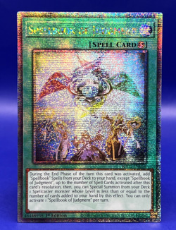 Yugioh! Spellbook of Judgment 1st Edition Quarter Century Secret Rare RA01-EN054 - Image 1