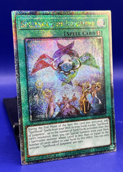 Yugioh! Spellbook of Judgment 1st Edition Quarter Century Secret Rare RA01-EN054 - Image 2