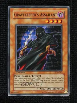 Gravekeeper's Assailant 1st Ed. YuGiOh Pharaonic Guardian #PGD-067 2003 st0 - Image 1