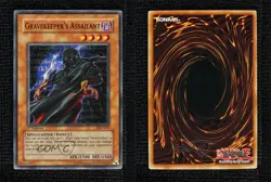 Gravekeeper's Assailant 1st Ed. YuGiOh Pharaonic Guardian #PGD-067 2003 st0 - Image 3