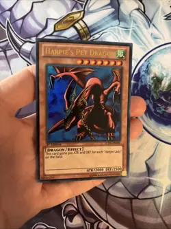 (YBL) Yugioh Harpie's Pet Dragon LCJW-EN086 1st Edition Ultra Rare LP - Image 2