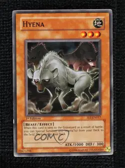 Hyena 1st Ed. YuGiOh Flaming Eternity #FET-EN017 2005 st0 - Image 1