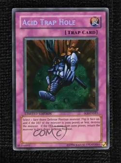 SR - Acid Trap Hole Limited YuGiOh Shadow of Infinity Special Edition 2006 st0 - Image 1