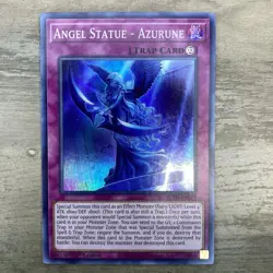 Yugioh Angel Statue - Azurune BLVO-EN079 Super Rare 1st Ed NM - Image 1
