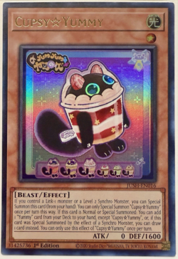 Yugioh! - Cupsy☆Yummy - JUSH-EN016 - Ultra Rare - 1'st Edition - NM/M - Image 1