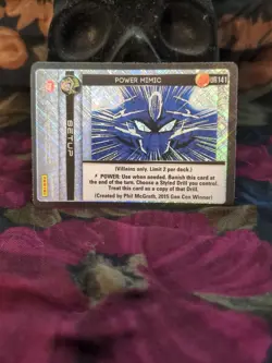 DBZ TCG Dragon Ball Z Panini Perfection Power Mimic Foil Card UR141 - Image 2