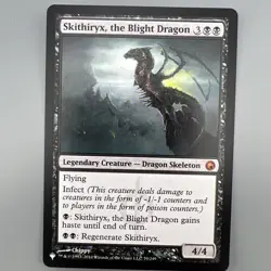 MTG Skithiryx, the Blight Dragon Scars of Mirrodin 79/249 Regular Mythic Card - Image 1