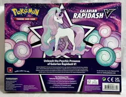 Pokemon Galarian Rapidash V Box Sealed 4 Booster Packs + Promo Card 820650808739 - Image 2