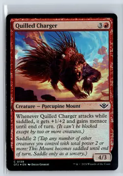 FOIL Quilled Charger Outlaws of Thunder Junction - MTG Magic the Gathering Card - Image 1