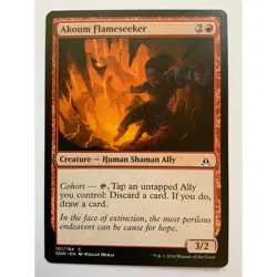 MTG Magic The Gathering Akoum Flameseeker OGW 101/184 NM Card - Image 1