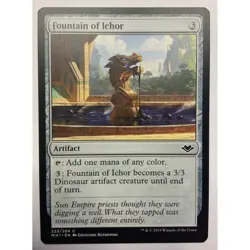 MTG Magic The Gathering "Fountain Of Ichor" Artifact Card Modern Horizons 2019 - Image 1