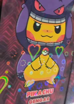 Rare Hearts Holo Pokemon Card Database Rocket Set Poncho Pikachu FULL SET! - Image 2