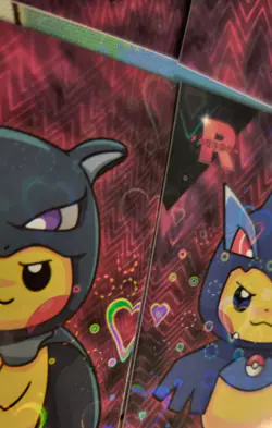 Rare Hearts Holo Pokemon Card Database Rocket Set Poncho Pikachu FULL SET! - Image 3