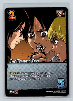 The Terrific Trio - Attack on Titan: Battle for Humanity AOT1 Trading Card - Image 1