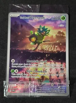 SEALED Teal Mask Ogerpon SVP123 Black Star Promo Card Pokemon TCG Mint - Image 2