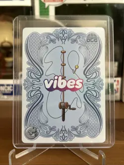 Vibes TCG Be A Lil Evil 2025 National NSCC Promo Pudgy Penguins Mantel Card Foil - Image 2