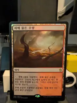 [NM] MTG Korean Foil x1 BLOODSTAINED MIRE 1x KTK Khans of Tarkir - Image 1