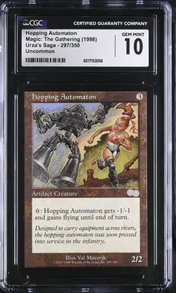 HOPPING AUTOMATON Urza's Saga CGC 10 Gem Mint MTG [Nostalgium] - Image 1