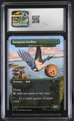 BIRDS OF PARADISE Secret Lair African Swallow // European Swallow CGC 9 MTG - Image 2