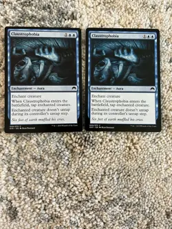 Mtg Claustrophobia Magic Origins #50 Regular Common NM x2 - Image 1