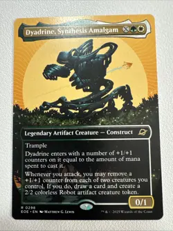 Dyadrine, Synthesis Amalgam Borderless (NM Non-Foil) EOE-0298 Rare MTG - Image 1