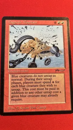 Magnetic Mountain Arabian Nights the Gathering MtG Near Mint NM - Image 1