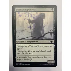 MTG Magic The Gathering Changeling Outcast MH1-EN 082/254 Black Modern Horizons - Image 1
