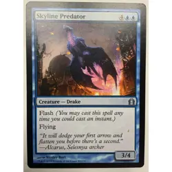 MTG Magic The Gathering Skyline Predator 2012 Set 50/274 Flying Flash Drake Crea - Image 1