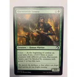 MTG Magic The Gathering Harvesttide Sentry 186/277 C Midnight Hunt Green - Image 1