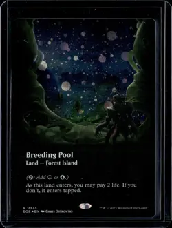 Breeding Pool - 373 - Galaxy Foil - EOE - NM - MTG Magic the Gathering - Image 1