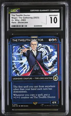 THE TWELFTH DOCTOR Doctor Who Showcase Rare CGC 10 MTG [Nostalgium] - Image 1