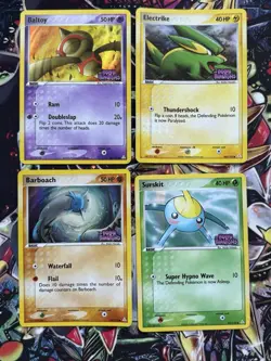 Pokemon Vintage Ex Holon Phantoms Reverse Holo Foil Stamped 4 Cards Bundle Lot - Image 1