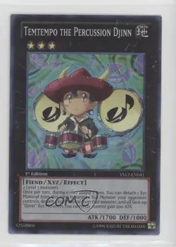 Temtempo the Percussion Djinn 1st Ed. YuGiOh Starter Deck 12: XYZ Symphony 0hy8 - Image 1
