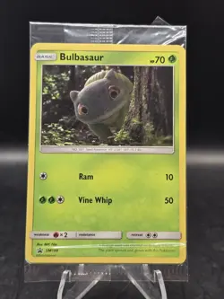 Pokemon TCG Bulbasaur SM198 Detective Pikachu Promo Black Star Sealed - Image 1