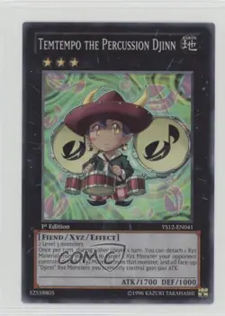 Temtempo the Percussion Djinn 1st Ed. YuGiOh Starter Deck 12: XYZ Symphony 1md - Image 1