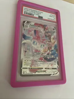Pokemon Sylveon Vmax Brilliant Stars TG15/TG30 PSA 10 GEM Mint + Pink Guard - Image 3