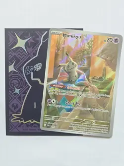 Pokemon TCG Mimikyu 075 Black Star Promo Paldean Fates ETB. - Image 2