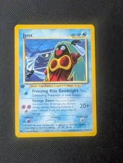 Pokemon Cards: 1st Edition Neo Revelation Uncommon: Jynx 31/64 - Image 1